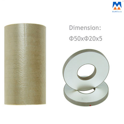PZT8 Piezoelectric Ceramische Plaat voor Ultrasone Omvormer 50*20*5
