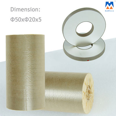 PZT8 Piezoelectric Ceramische Plaat voor Ultrasone Omvormer 50*20*5